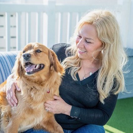 Jacqueline J. and her pup Arlo